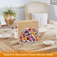 thumbnail image 6 of Yayeee Napkin Holder for Table Kitchen Paper Tissue Organization, Colorful Flowers Pattern, 6 of 8