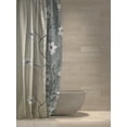 thumbnail image 2 of Morden&Cassic Combine Magnolia Printed Fabric Gray Shower Curtain - 72"X 96", 2 of 3
