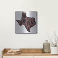 thumbnail image 5 of Luxe Metal Art 'Texas 2'  by Art Licensing Studio Metal Wall Art, 12" x 12", 5 of 9