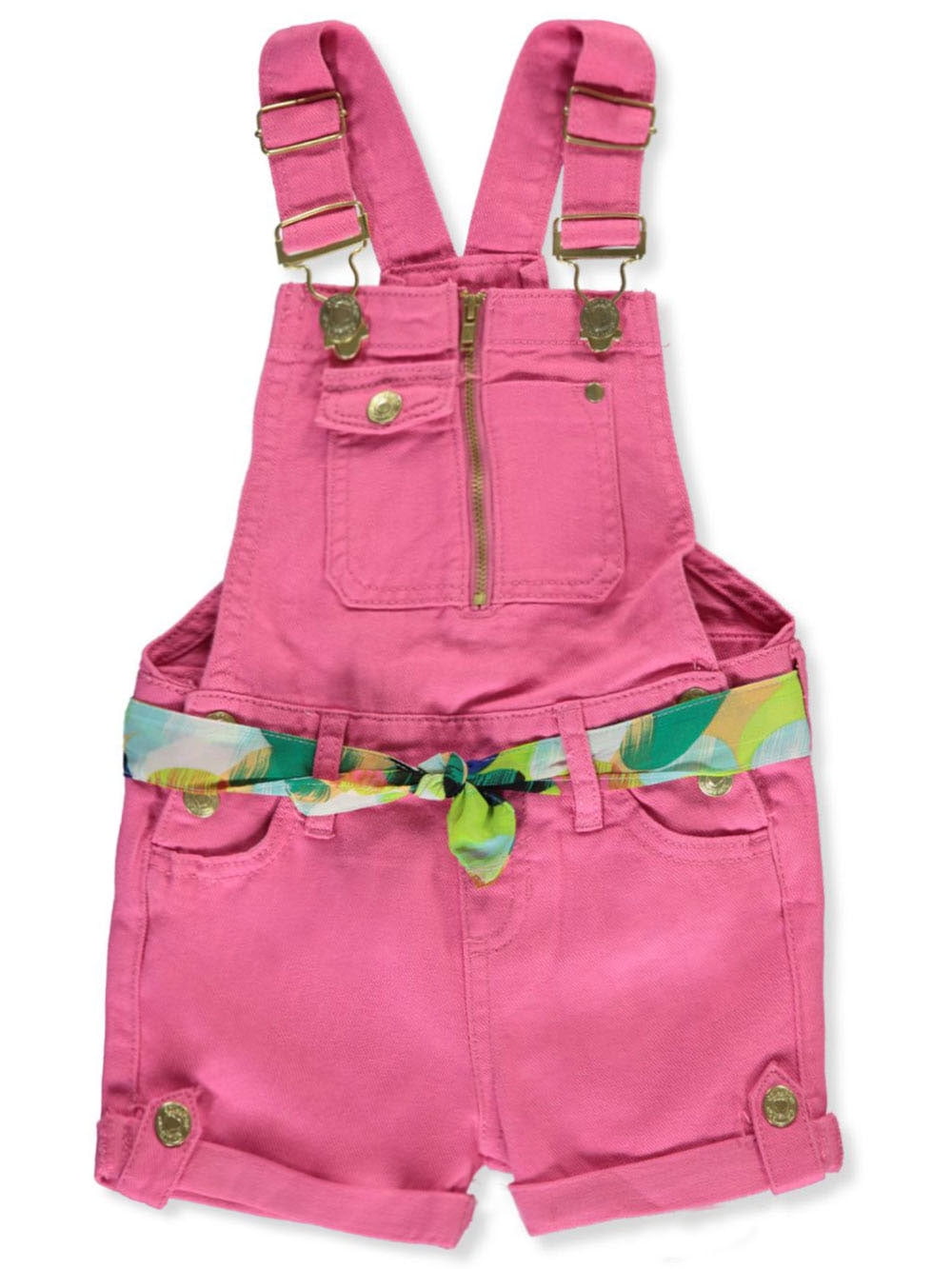 baby denim shortalls