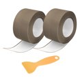thumbnail image 1 of 2 Rollos de Cinta de Sellado, 1.5" x 10.5Ft Cinta de PVC, Marrón, 1 of 6