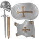 thumbnail image 1 of 1 Juego de armadura de caballero de juguete, casco, escudo y espada, juguete de vestir, accesorios de actuación para Cosplay, 1 of 8