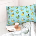 thumbnail image 4 of Kdxio Cotton Pillow Cases 14"x20" Pillowcases,Soft and Breathable Bedroom Pillow Cases-Doggy In Bubble Bath-No Pillow Core, 4 of 5