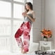 thumbnail image 5 of Balery Rose Pantalones de pijama para mujer, pijamas ultraligeros, pantalones de estar por casa-Large, 5 of 6