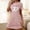 b_Pink, variant on Elvqul Nightgowns for Women Plus Size with Pockets Womens Pajamas Short Sleeve Soft Pajamas for Women Pink