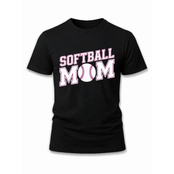 Greenink Softball Mom Baseball Tee Men t shirt black graphic gifts Comfortable loose and fashionable T-shirt Original Unisex Shirt Short Sleeve tshirts