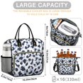 thumbnail image 5 of Blue and Dark Blue Leopard Pattern Womens Lunch Box for Work,Insulated Large Lunch Bag for Tween and Teen,Loncheras Para Mujer,Leakproof Adult Lunch Bag for Work,Beach,Travel,Picnic,Camping, 5 of 7