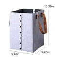 thumbnail image 3 of Aihimol Large Laundry Hamper,Tall Woven Rope Storage Basket for Blanket,toys,Dirty Clothes in Living Room,Bathroom,Bedroom, 3 of 8