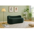 thumbnail image 2 of Meridian Furniture Banc en Tissu Boucle Vert, 2 of 9