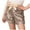 Gold, variant on Girls' Sequin Shorts Bow-Detail Sparkly Elastic Waist Shorts Festive Performance & Dance Shorts for Events (0-10Y)