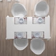 thumbnail image 4 of Ambesonne London Place Mats Set of 4, Vintage Big Ben London, Standard Size, Grey, 4 of 4