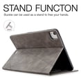 thumbnail image 3 of Dteck Magnetic Leather Case for Apple iPad Pro 12.9" 4th Generation 2020 Released ,Smart Wallet Card Holder Kickstand Folio Shockproof Automatic wake/sleep Cover 12.9-inch,Gray, 3 of 6