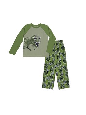 Boy's Dinosaur Graphic 2 piece Sleepwear Set