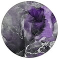 thumbnail image 2 of Addison Rugs Chantille Indoor/Outdoor Contemporary Watercolors Purple Washable Round Rug, 8' x 8', 2 of 6
