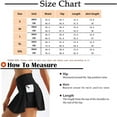thumbnail image 4 of Ruyang Pleated Yoga Skirt for Women Anti Exposure Sports Skirt Training Fitness Quick Drying Tennis Skirt Skirt Pleated, 4 of 9