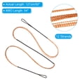 thumbnail image 2 of Reemplazo de cuerda de arco, cuerda de arco recurvo de 12 hilos con punto de nock para AMO 54" Negro Naranja, 2 of 6