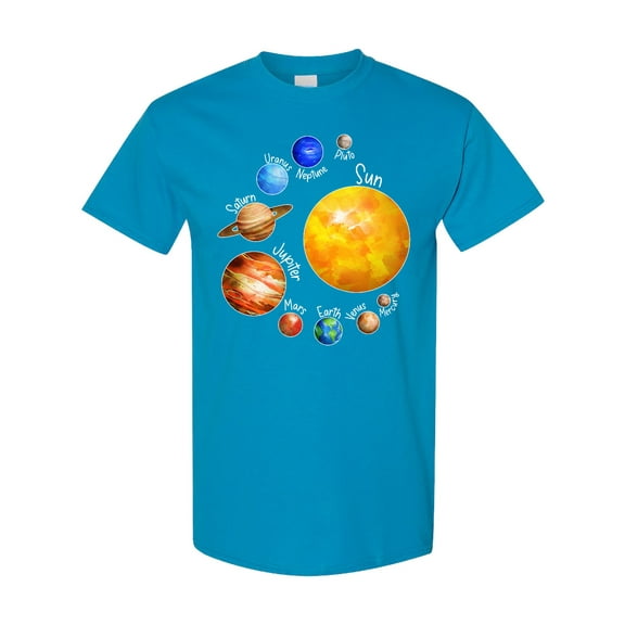 Inktastic Sun and Planets Yes, and Pluto T-Shirt