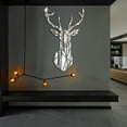 thumbnail image 4 of Maytalsory Wide Application Of 3D Mirror Deer Wall Stickers For Versatile Usage 3D Deer Head Mirror Wall Sticker Acrylic Decorative black S 1Set, 4 of 6