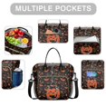 thumbnail image 2 of Witch Pumpkin Halloween Pattern Womens Lunch Box for Work,Insulated Large Lunch Bag for Tween and Teen,Loncheras Para Mujer,Leakproof Adult Lunch Bag for Work,Beach,Travel,Picnic,Camping, 2 of 7