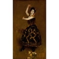 thumbnail image 2 of William Merritt Chase 12x18 Gold Ornate Wood Frame and Double Matted Museum Art Print Titled - Carmencita (1890), 2 of 4