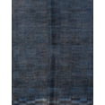 thumbnail image 1 of Ahgly Company Machine Washable Indoor Rectangle Abstract Purple Navy Blue Area Rugs, 7' x 9', 1 of 7