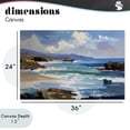 thumbnail image 4 of Stupell Industries Coastal From Sky To Sea Canvas Art, 36 x 24, by Alonza Saunders, 4 of 8