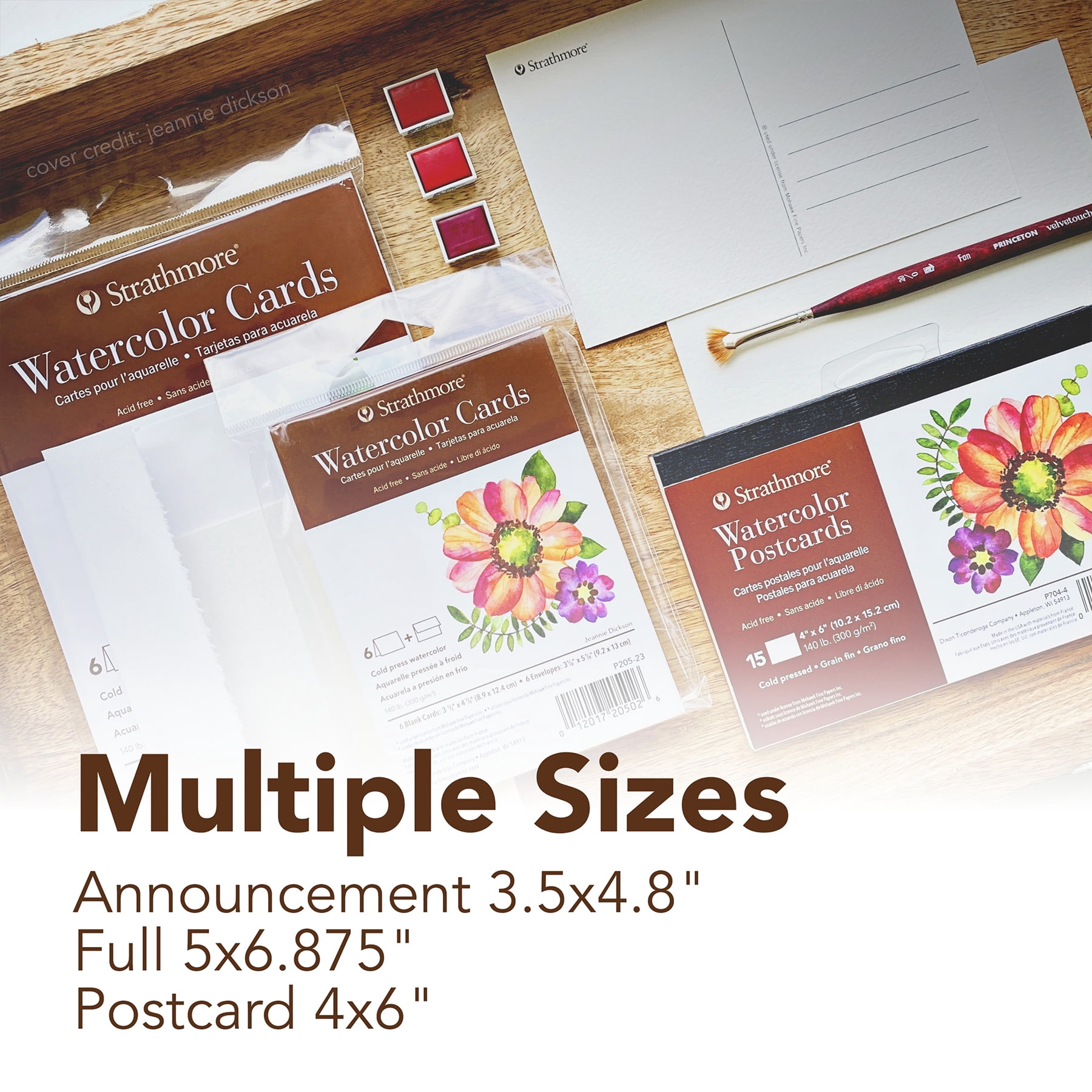 Strathmore Watercolor Cards, 5in x 7in, 50/Pkg.
