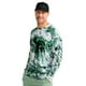 thumbnail image 1 of Camisa HUK para hombre con estampado de persecución estándar, manga redonda, verde, 1 of 4
