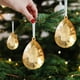 thumbnail image 4 of CaiYueKe Shimmering Christmas Tree Ornaments Plastic Gemstone Pendants Holiday Decorations for Valentines Day Party Wedding Festive Shiny Hanging Baubles, 4 of 7