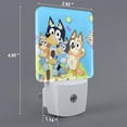 thumbnail image 2 of Saiise Bluey Print LED Night Light for Bathroom,Hallway,Bedroom,Kids Room,Stairway-EU, 2 of 7