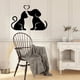 thumbnail image 2 of Matsuzay Pegatinas de pared negras de múltiples usos para tienda de mascotas, duraderas, fáciles de instalar, decoraciones encantadoras, Decoración del hogar, 2 of 6