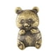 thumbnail image 5 of Figura de oso panda de latón de escritorio pequeño estatua de de panda de animales hechos a mano para decoración de dormitorios, 5 of 9