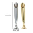 thumbnail image 2 of ROSENICE 2pcs Stainless Steel Pen Holder for Desk Single Pen Stand for Students, 2 of 8