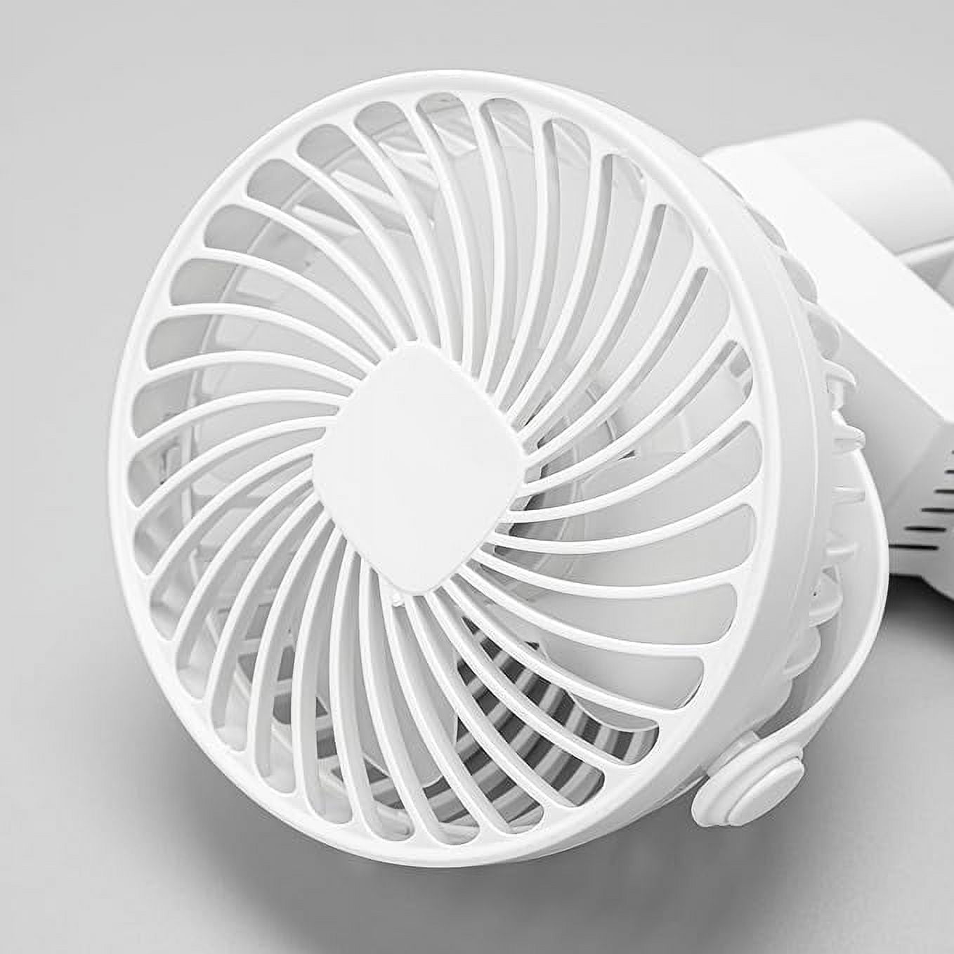 KAYYELAMP H-Type Track Ceiling White Mini Fan Easy To Install Adjustable Angle Simple Design For Home Kitchen Counter