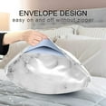 thumbnail image 7 of Coolnut Marble Satin Pillowcases Breathable Pillow Case for Hair and Skin, NO Zipper Pillow Cover with Envelope Closure for Sofa Bed Couch, King Size 20 x 40 Inch Home Decor Gifts, 7 of 7