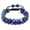 Lapis Lazuli, variant on 16mm Adjustable Bracelet Gemstone Layered Healing Lapis Lazuli T73