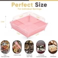 thumbnail image 2 of Treat Boxes Leafiew Clear, paquete de 50 unidades para postres, 5 pulgadas, color rosa, 2 of 6