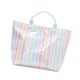 thumbnail image 4 of Bolso tote impermeable para mujer, moderno y sencillo, bolso de hombro a rayas, bolso tote deportivo para el trabajo. Rayas arcoíris, 4 of 9
