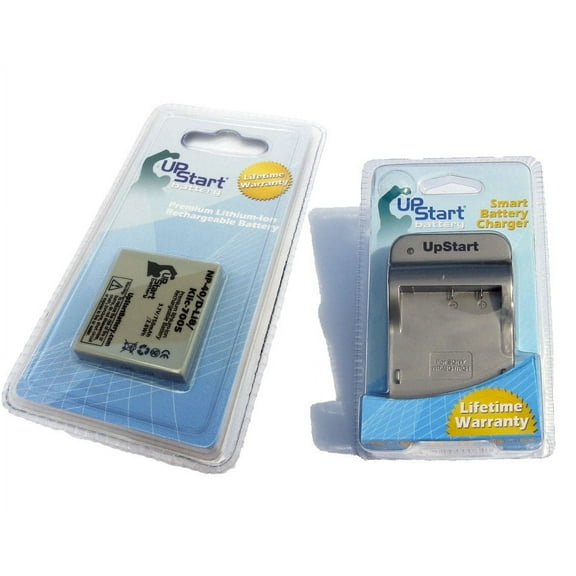 Fujifilm Finepix Z5 Battery and Charger - Replacement for Fujifilm NP-40 Digital Camera Batteries and Chargers (750mAh, 3.7V, Lithium-Ion)