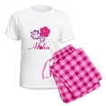 thumbnail image 5 of CafePress - Pink Hibiscus Aloha Women's Light Pajamas - Women's Short Sleeve Print T-Shirt and Pants Light Cotton Pajama Set, 5 of 7