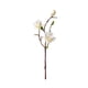 thumbnail image 2 of Flores artificiales de magnolia de 20 pulgadas Ramo de magnolias falsas Pétalos de espuma blanca azul rosa Mesa de mesa para el hogar, 2 of 6
