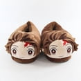 thumbnail image 4 of Likurb Demon Slayer Slippers Toys Winter Warm Plush Shoes 11'' Long for Kids Youth Home, 4 of 4