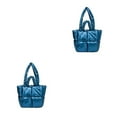 thumbnail image 3 of Baohd Larger Capacity Tote Bag With Big Opening For Easy Access Books Crossbody Bag blue 2Set, 3 of 6