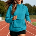 thumbnail image 6 of hlysgo Womens Waterproof Ski Jacket Warm Winter Snow Coat Windbreaker Hooded Thick Snowboard Jacket with Pocket Blue,2xL, 6 of 6