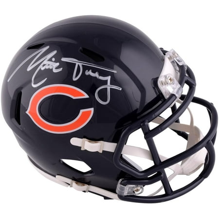 Autographed Mlb Mini Helmets - Mitchell Trubisky Chicago Bears Autographed Riddell Speed Mini Helmet - Fanatics Authentic Certified