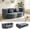 Grey+cotton Linen, variant on 76" Convertible Folding Sofa Bed, 2-in-1 Twin Size Loveseat Sleeper Couch Bed with Two Pillows, Foldable Space-Saving | Design for Dorms Apartments Bedroom& Living Room,No Assemble(Green)
