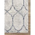 thumbnail image 3 of Abani Arto Collection Grey Area Rug 8' x 10' Geometric Trellis Modern Rug, 3 of 5