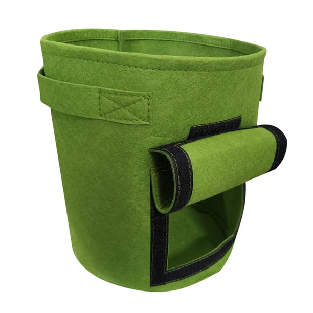 El jardín de de la tela no tejida crece los envases de para la flor plegable Verde kusrkot bolsas de cultivo de plantas