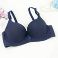 thumbnail image 1 of Women's Plus Size Seamless Wirefree Bra, Full Coverage Comfort Breathable Support Everyday T-Shirt Bra, 1 of 3