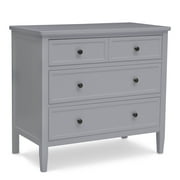 Delta Children Epic 3 Drawer Dresser with Interlocking Drawers - Greenguard Gold Certified, Grey